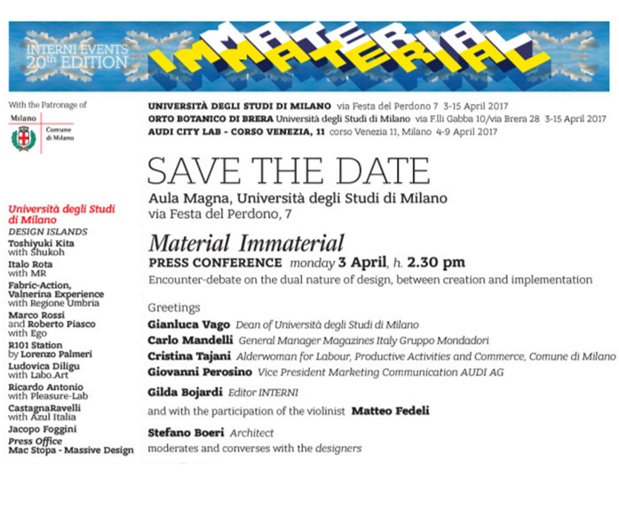 Milano Design Week 2017: gli appuntamenti di Mediamond