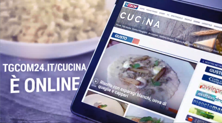 TGCOM24: nasce il canale cucina